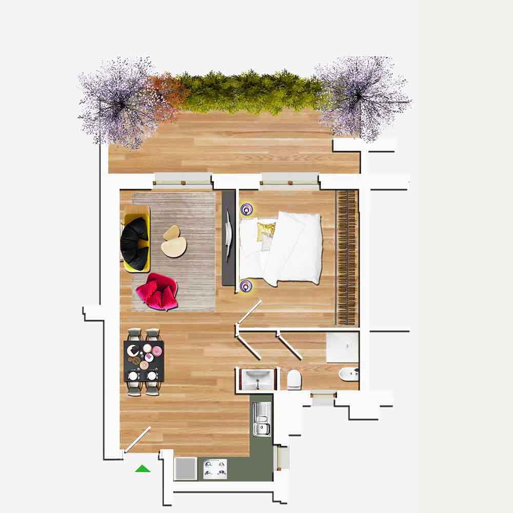 bilocale in vendita a Roma Est