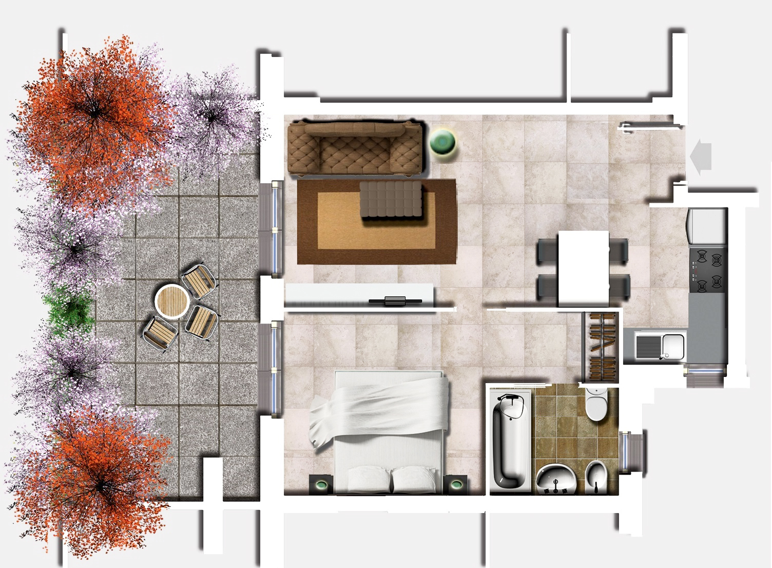 bilocale in vendita a Roma Est