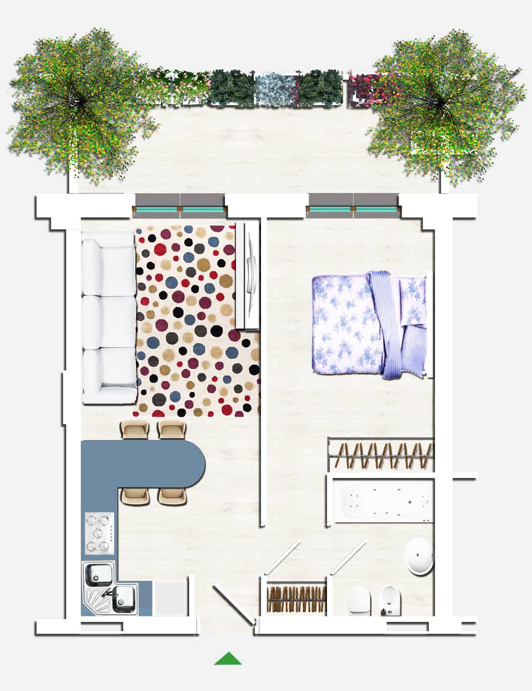 bilocale in vendita a Roma Nord