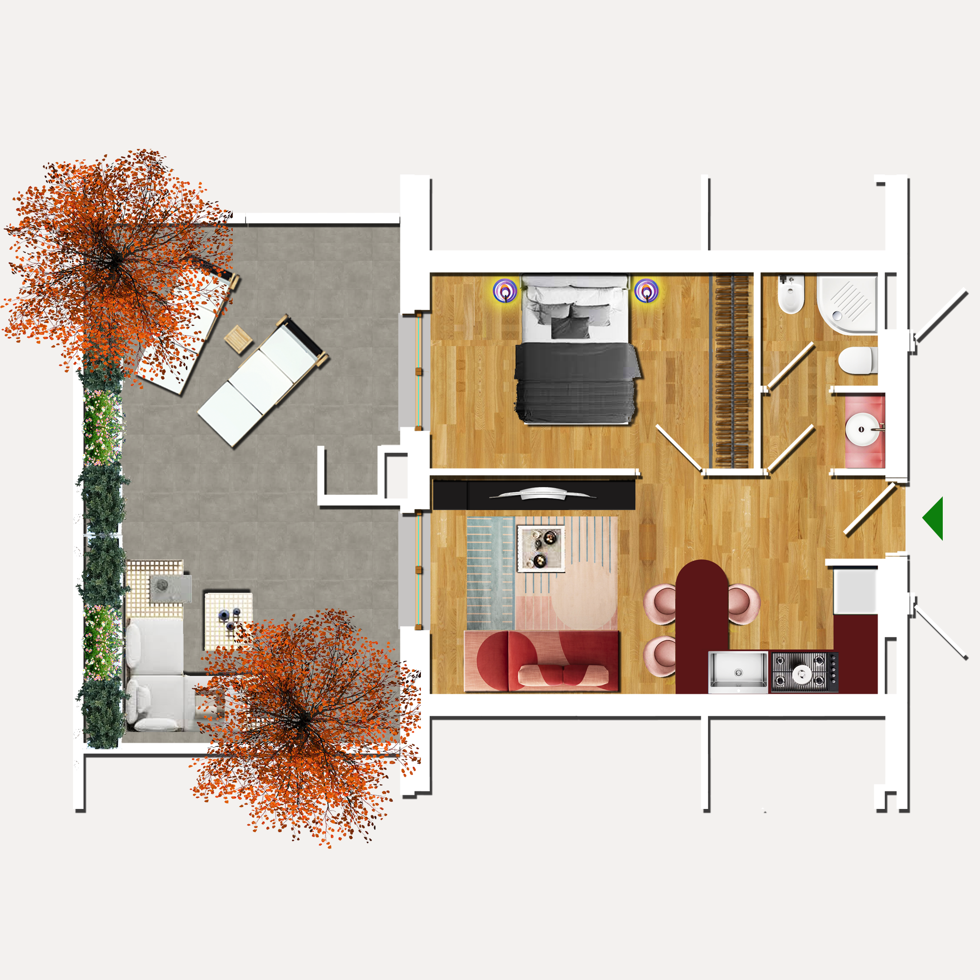 bilocale in vendita a Roma Sud Ovest