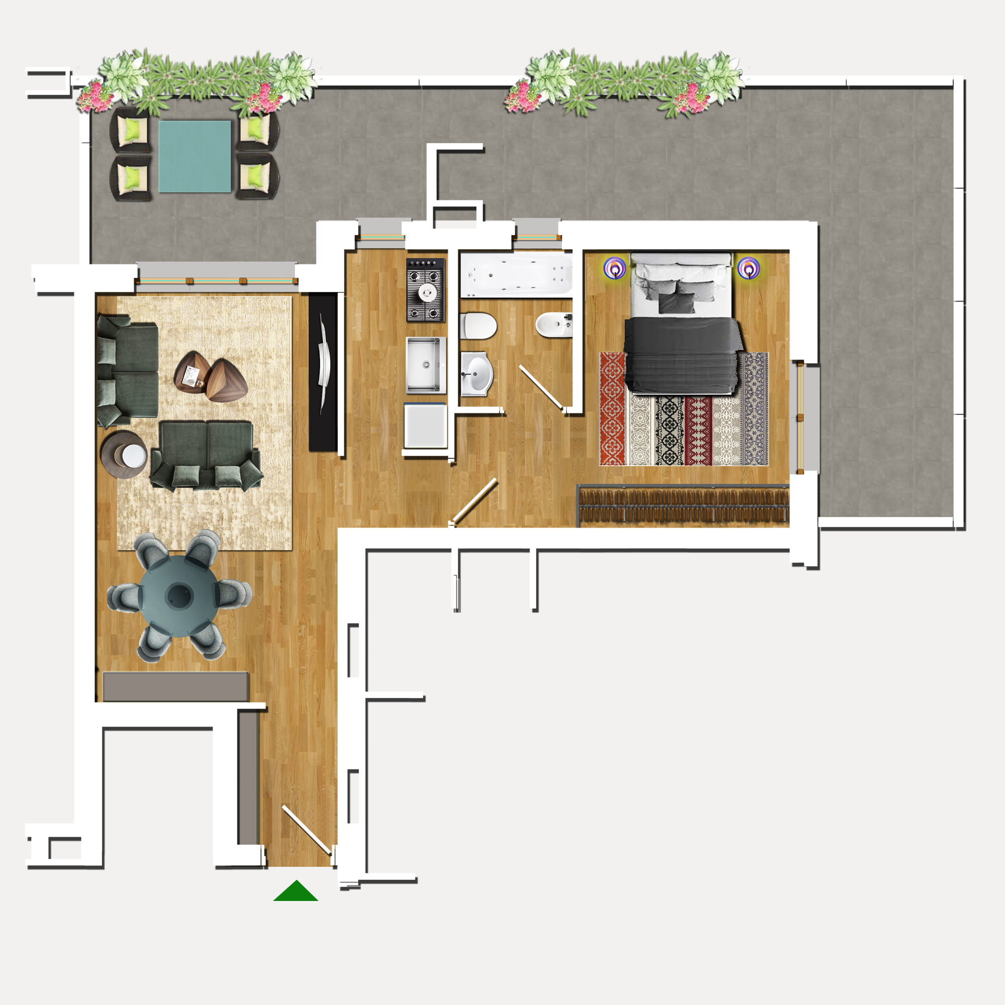 bilocale in vendita a Roma Sud Ovest