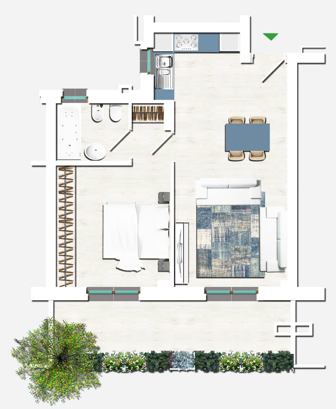 Bilocale in Vendita a Roma Nord - int.31 di 55.75
