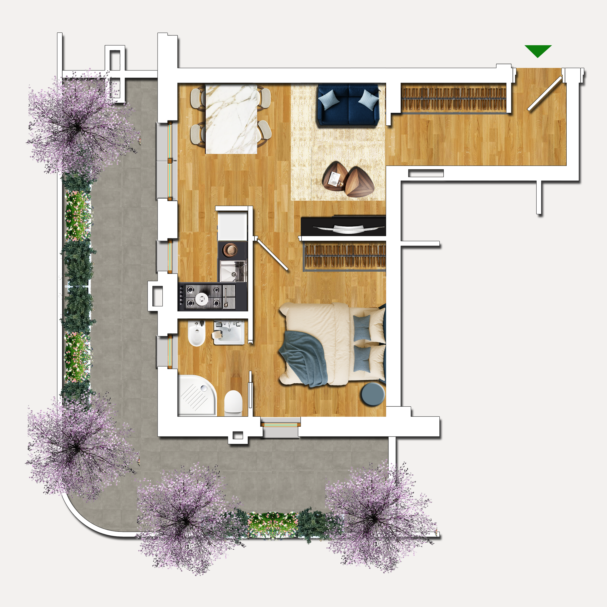 bilocale in vendita a Roma Nord