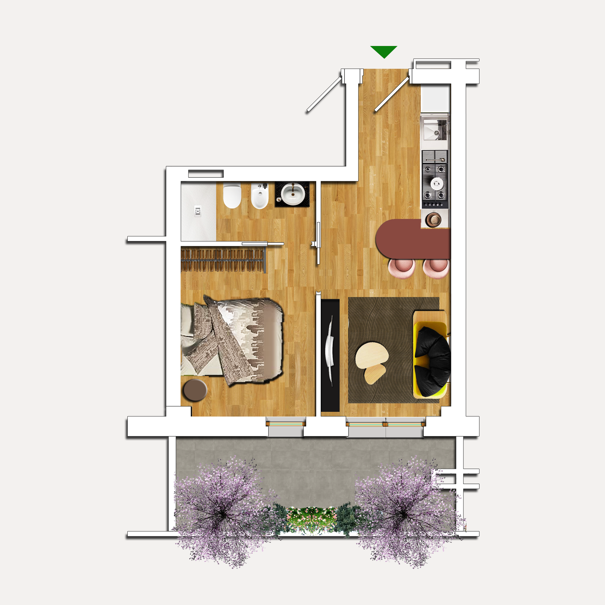 Bilocale in Vendita a Roma Nord - int.38 di 38