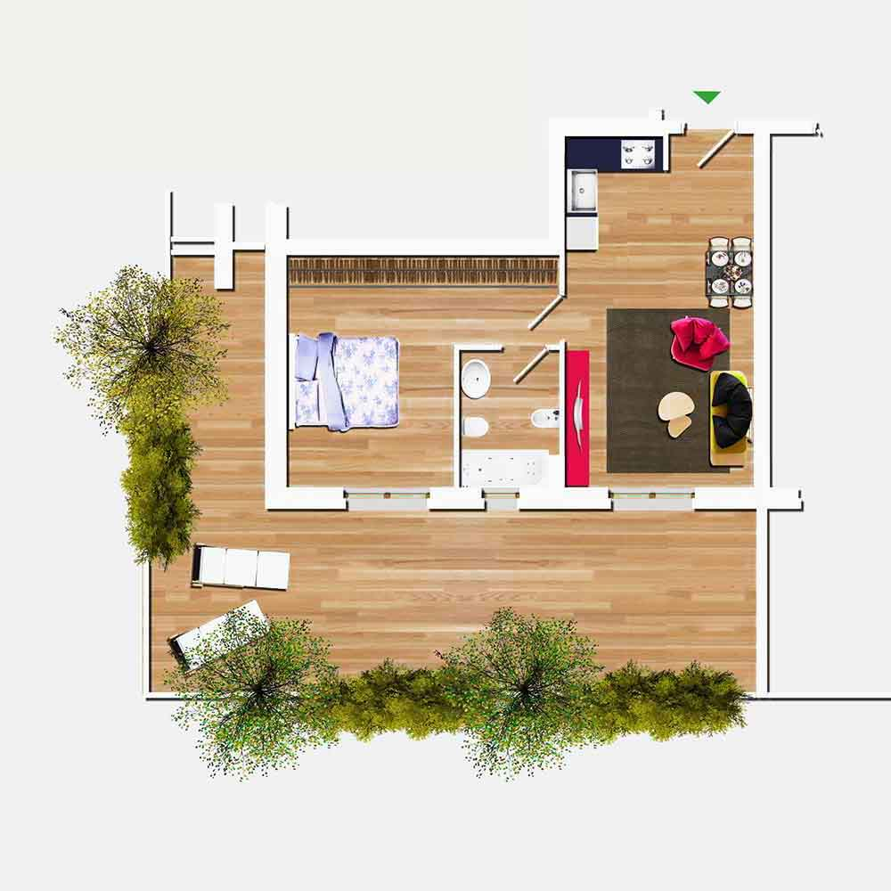 Bilocale in Vendita a Roma Est - int.3 di 66