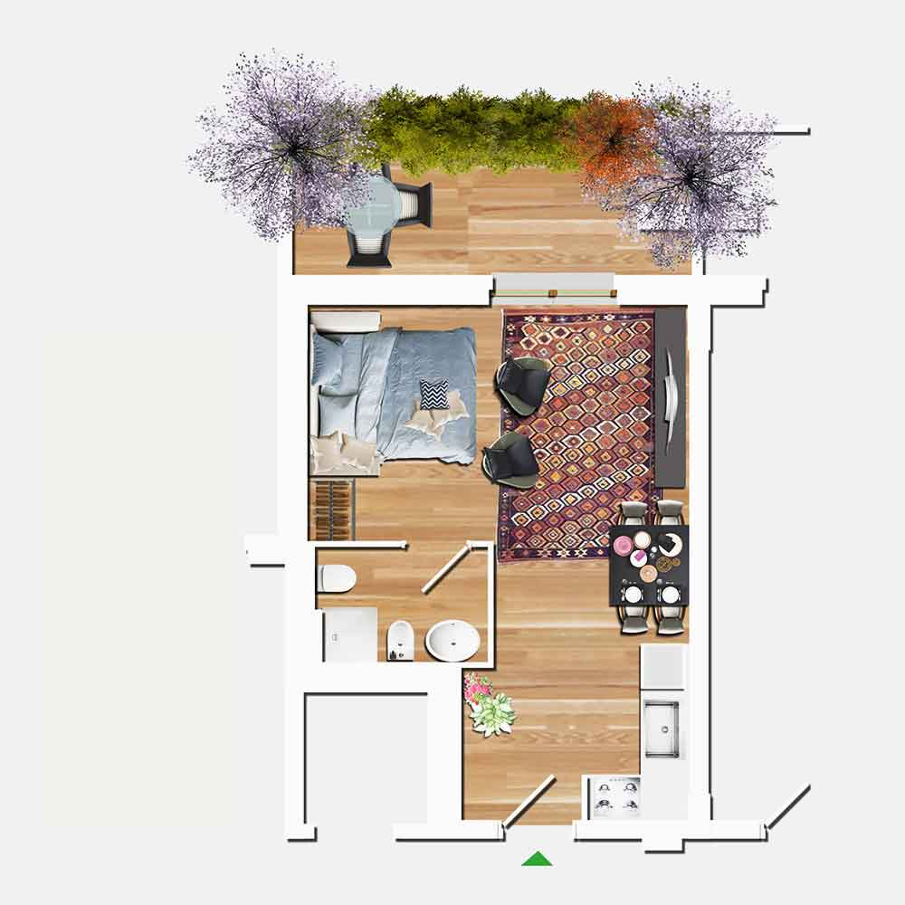 monolocale in vendita a Roma Est