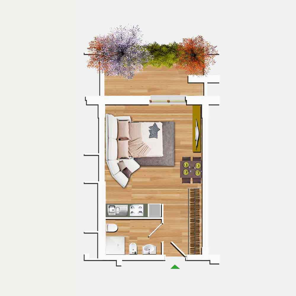 Monolocale in Vendita a Roma Est - int.25 di 37