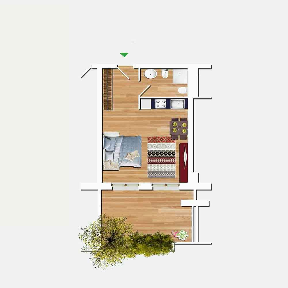 Monolocale in Vendita a Roma Est - int.4 di 42