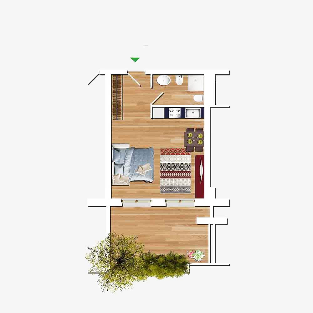 Monolocale in Vendita a Roma Est - int.4 di 42