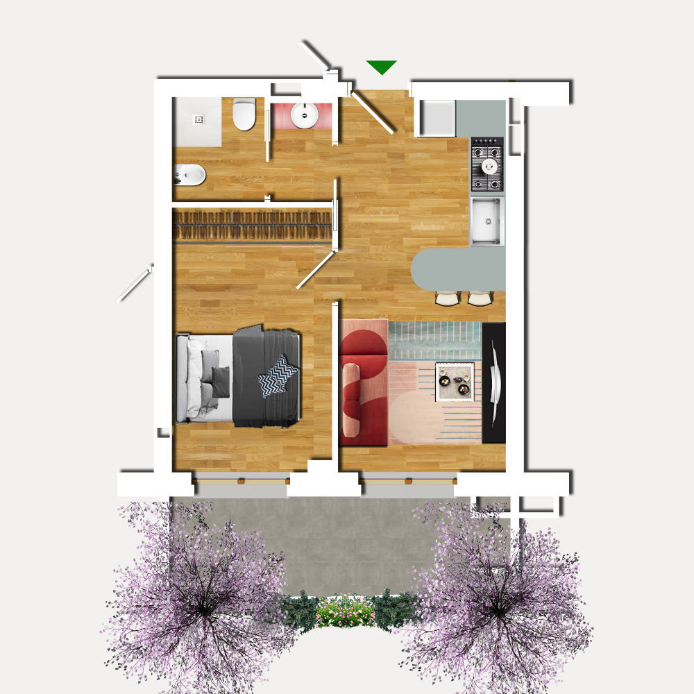 Bilocale in Vendita a Roma Sud - int.5 di 43