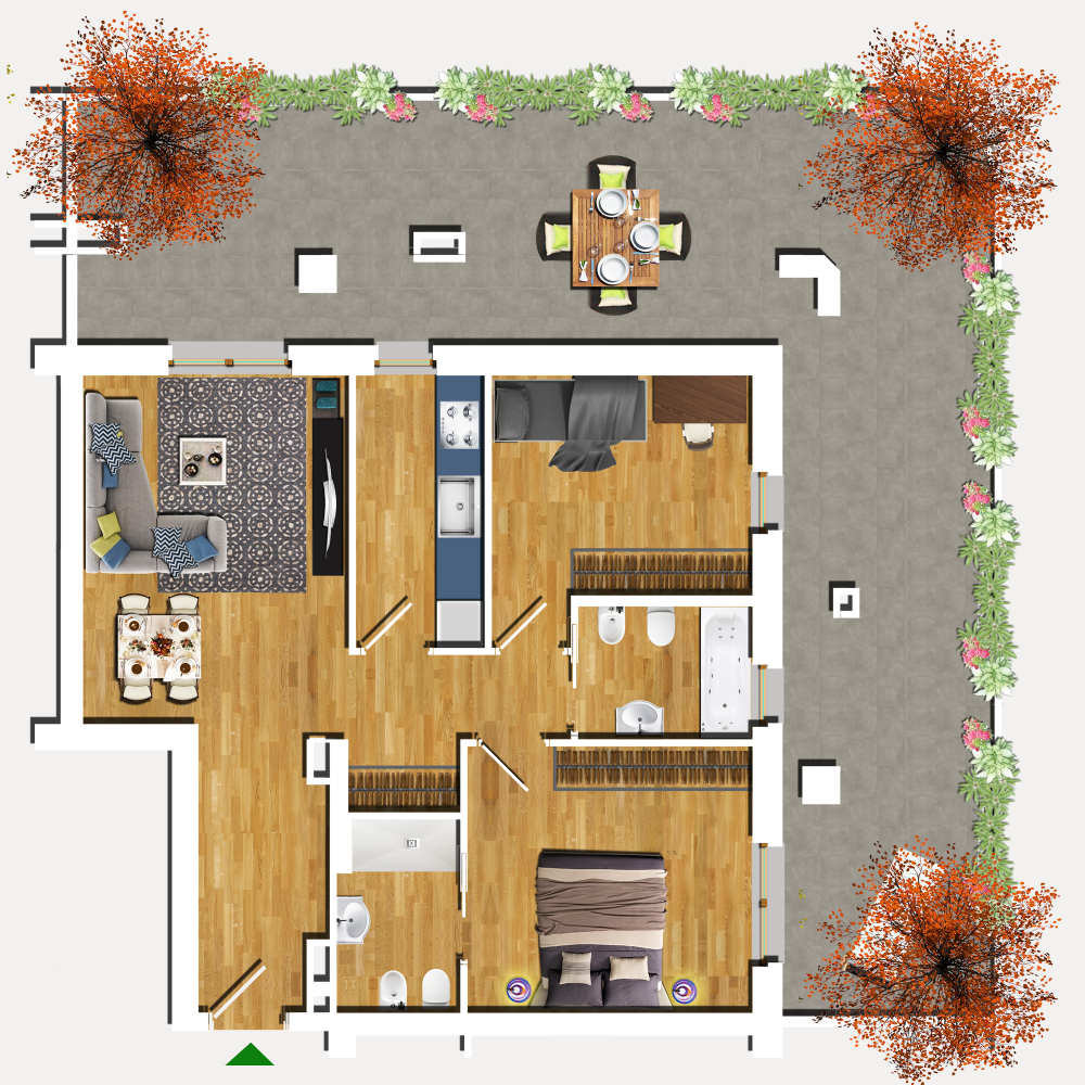 trilocale in vendita a Roma Sud