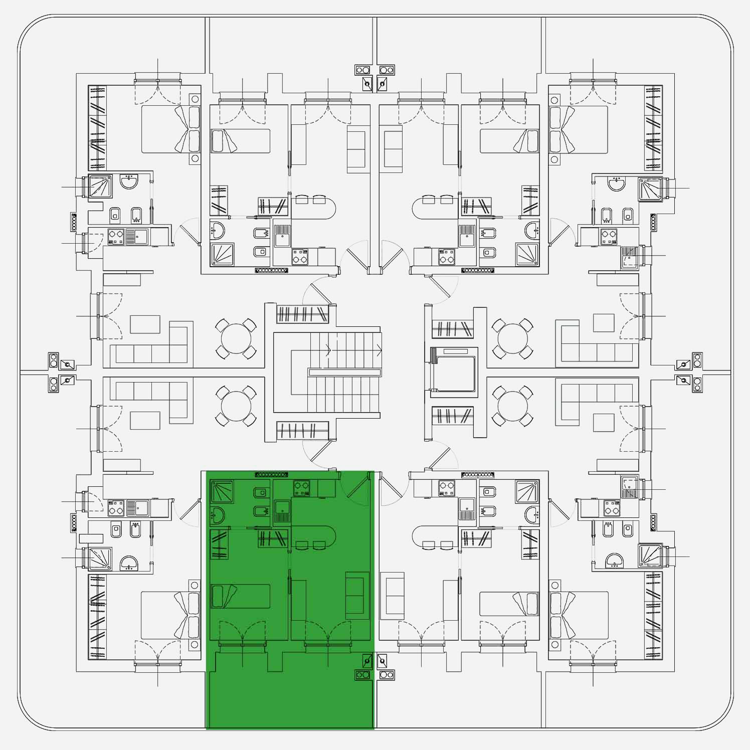 Bilocale in Affitto a Roma Est - int.31 di 39