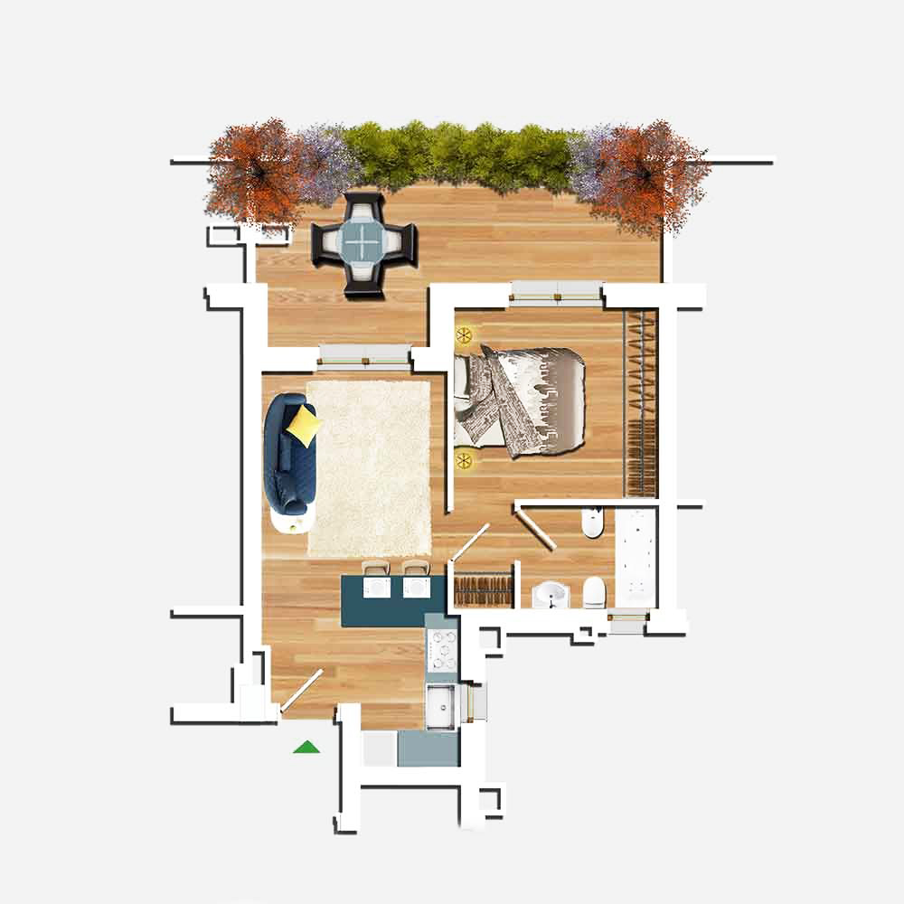 bilocale in affitto a Roma Sud