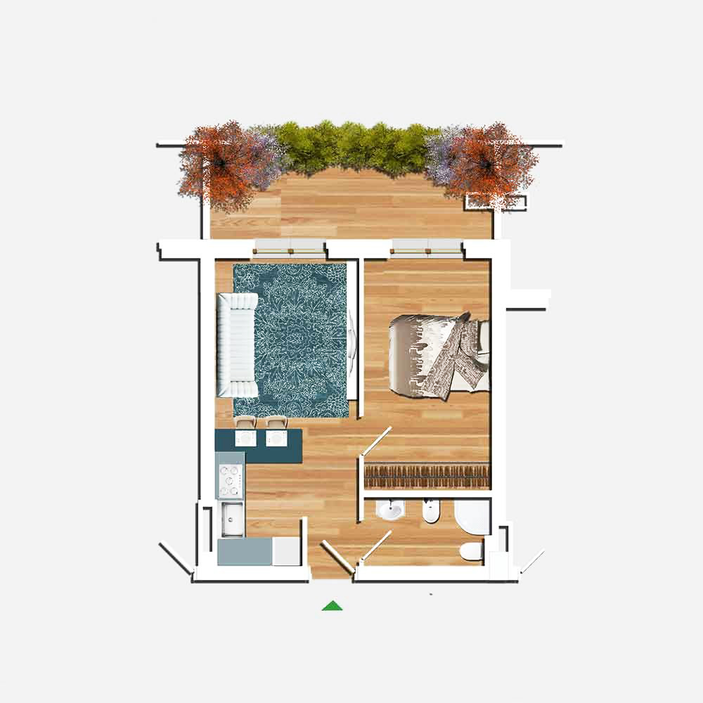 bilocale in affitto a Roma Sud