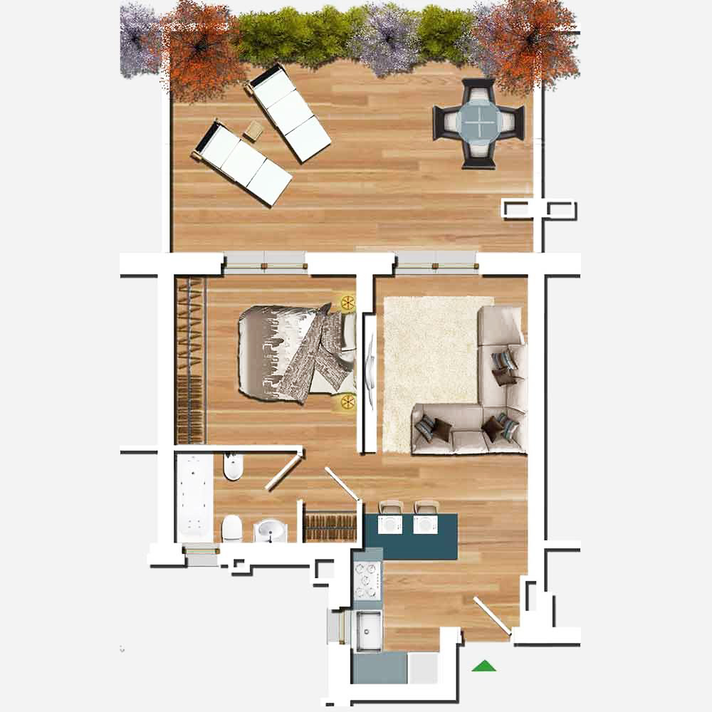 bilocale in affitto a Roma Sud