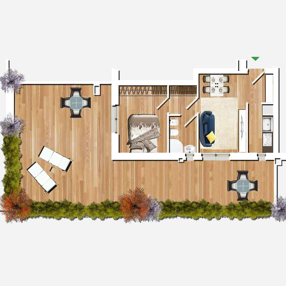 bilocale in affitto a Roma Sud