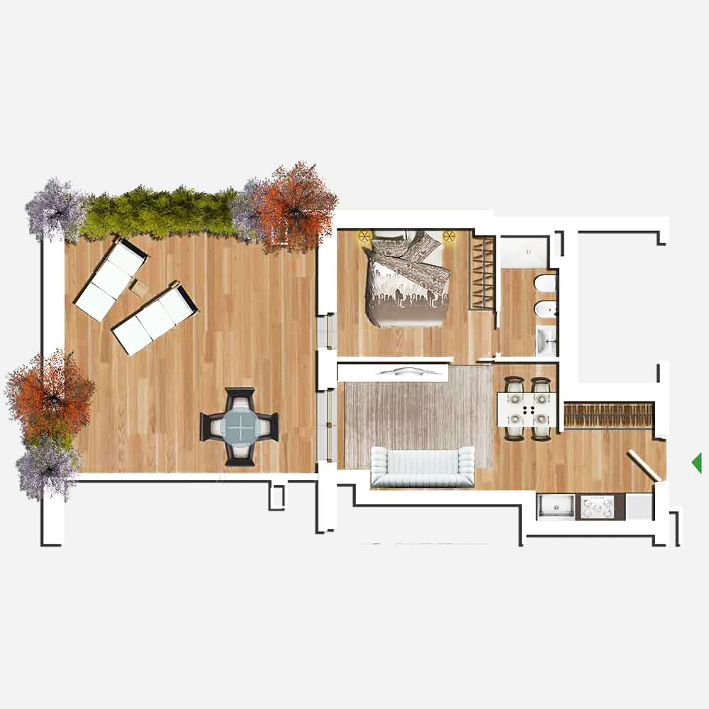 bilocale in affitto a Roma Sud