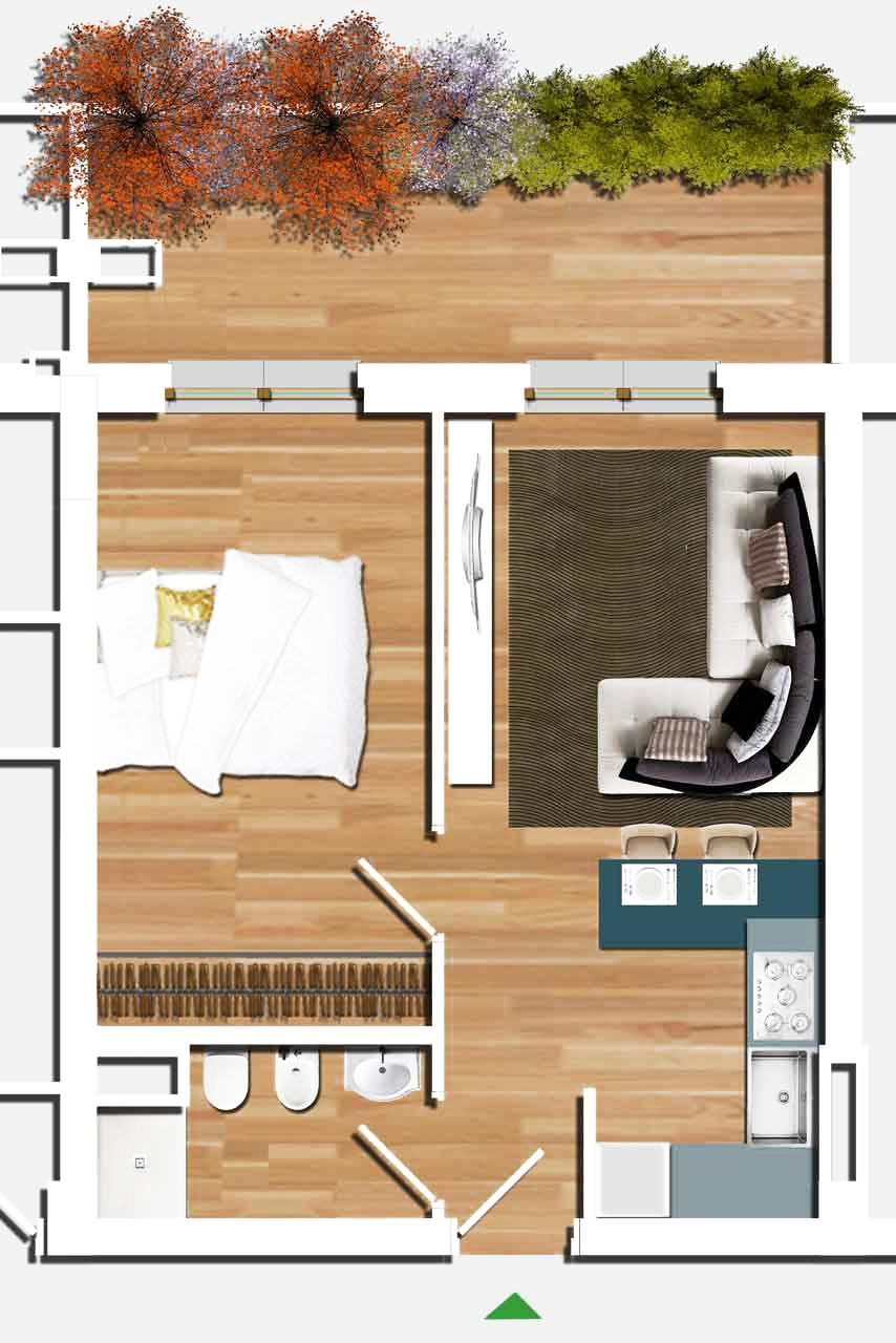 Bilocale in Affitto a Roma Sud - int.19 di 47