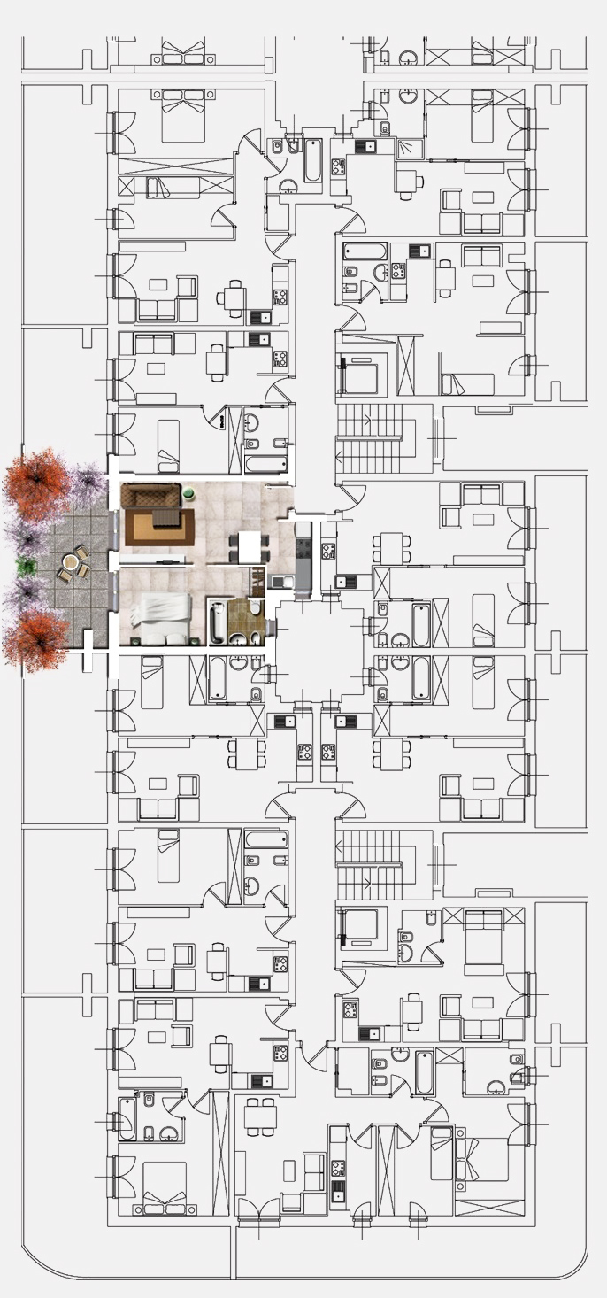 Bilocale in Vendita a Roma Est - int.2 di 54
