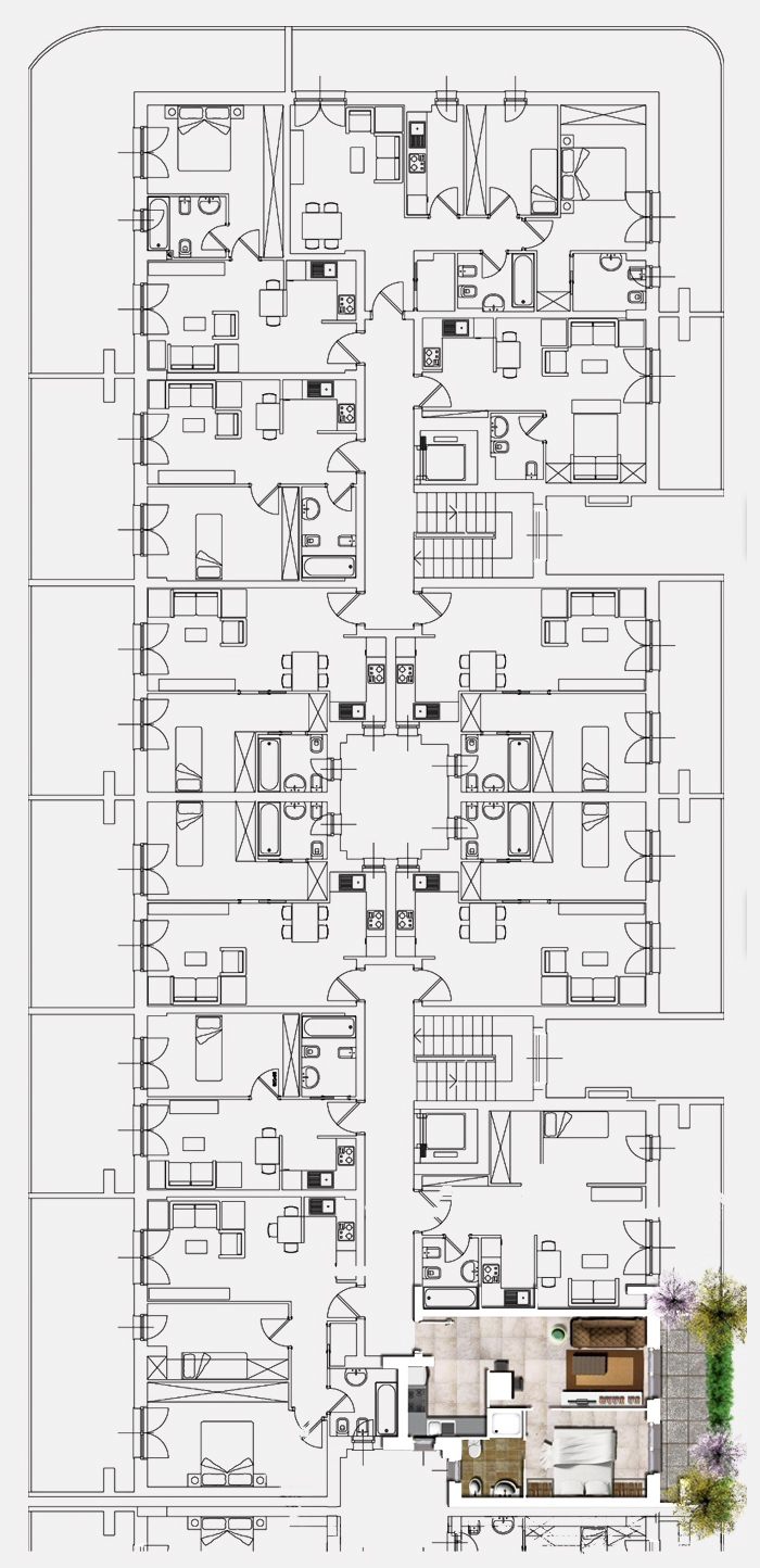 Bilocale in Vendita a Roma Est - int.5 di 48