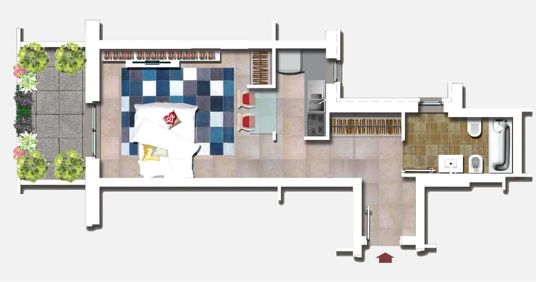 Monolocale in Vendita a Roma Est - int.13 di 44