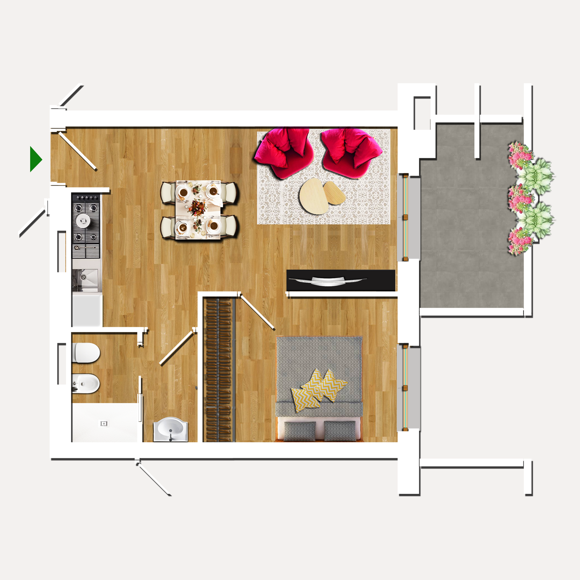 Bilocale in Vendita a Roma Sud Ovest - int.12 di 42