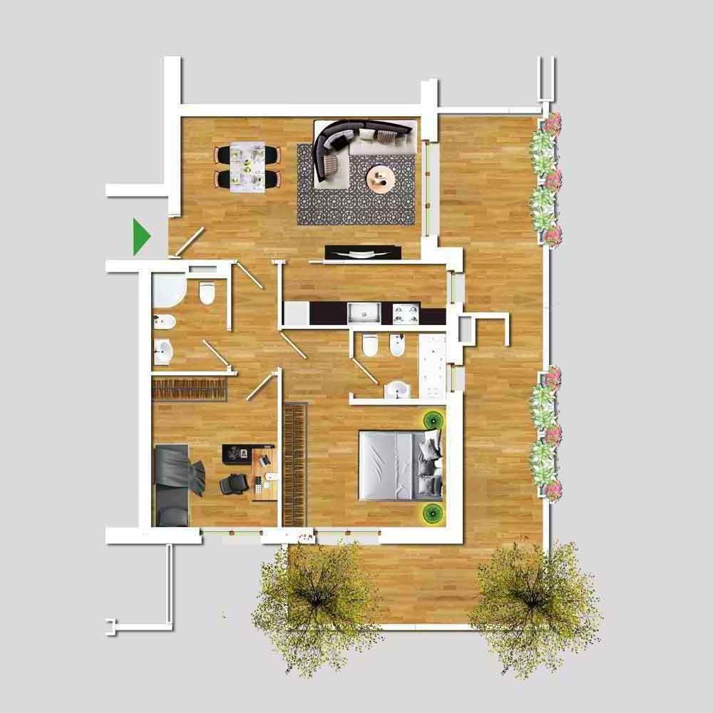 Trilocale in Vendita a Roma Sud Ovest - int.19 di 85