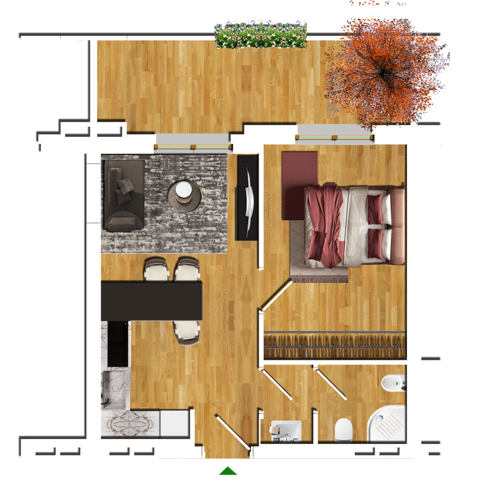 Bilocale in Vendita a Roma Sud - int.6 di 47