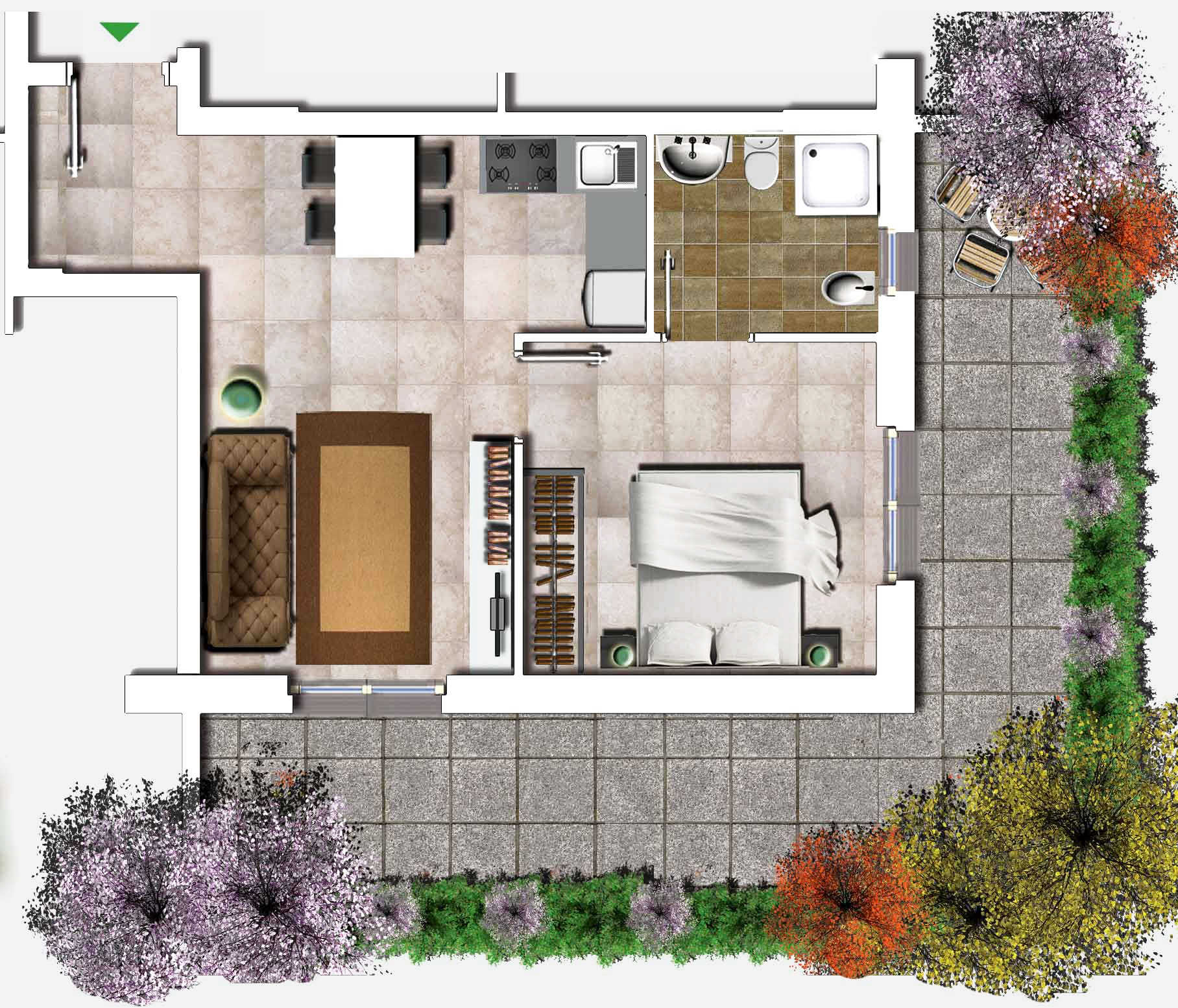 Bilocale in Affitto a Roma Sud - int.37 di 57