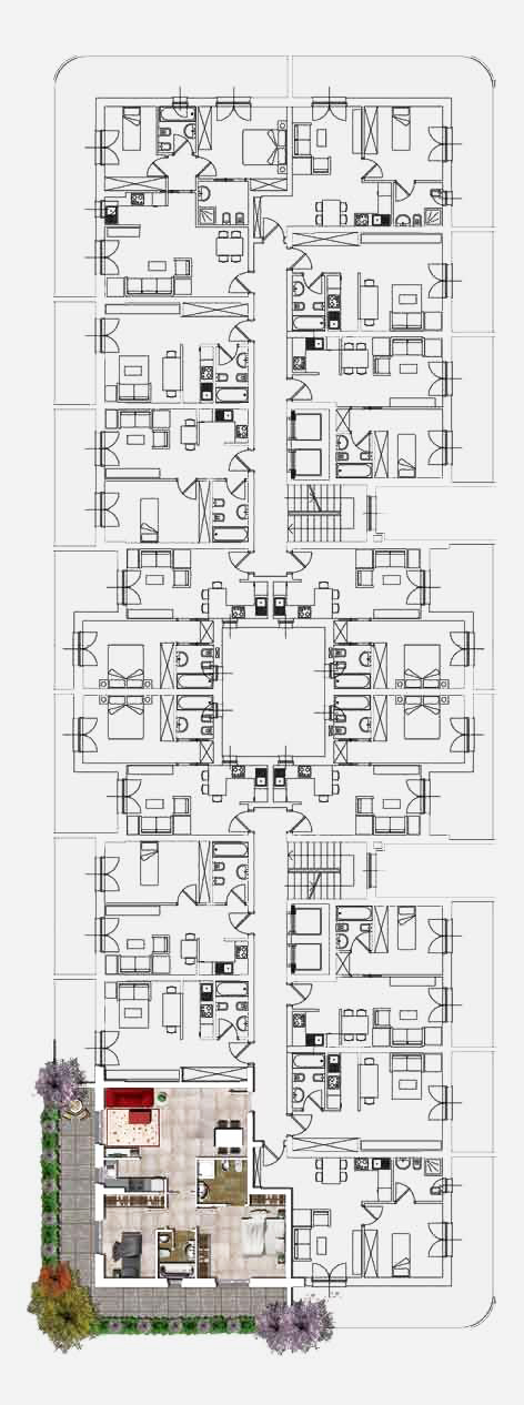 Trilocale in Affitto a Roma Sud - int.36 di 85