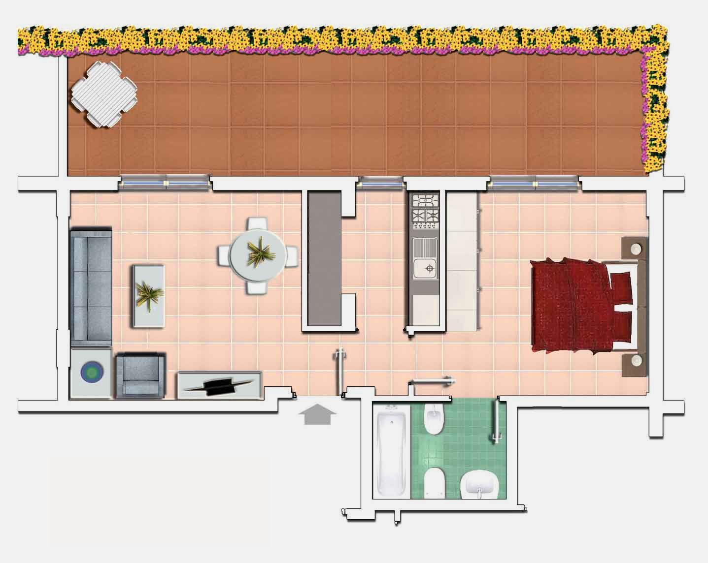 Bilocale in Vendita a Roma Est - int.4 di 57