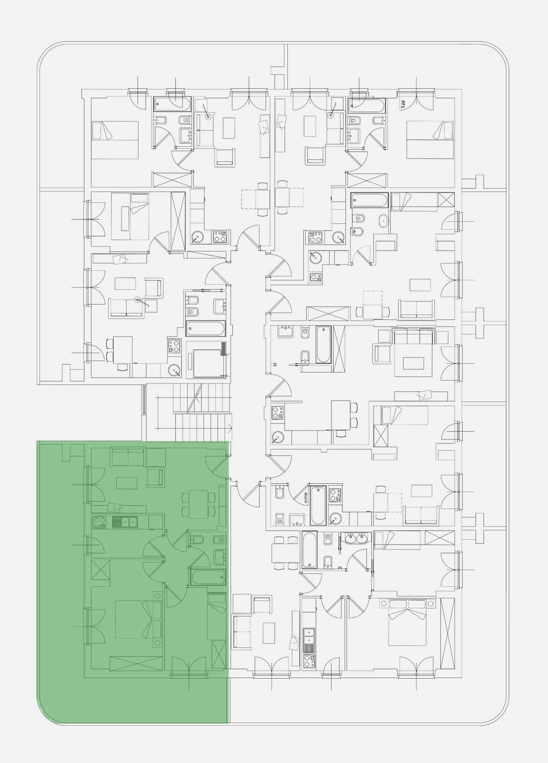 Trilocale in Affitto a Roma Est - int.1 di 73