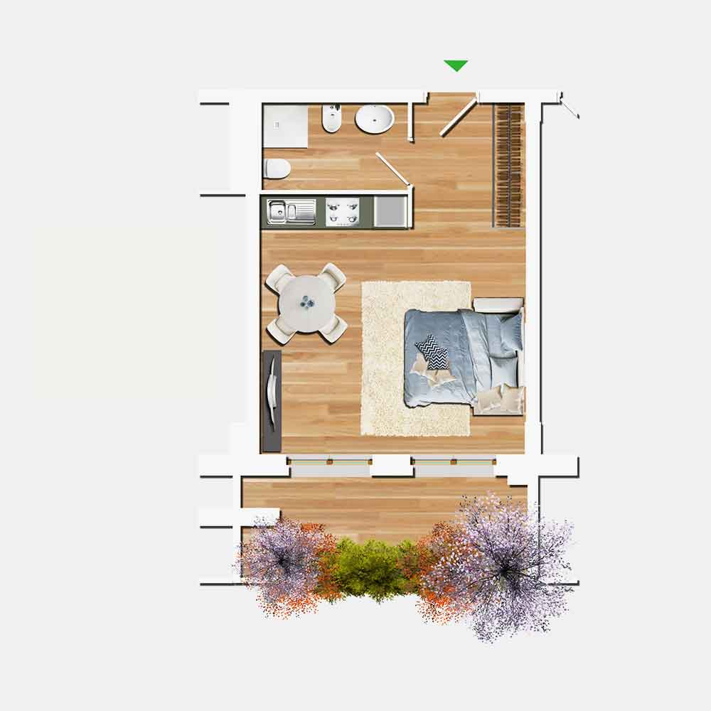 monolocale in vendita a Roma Est