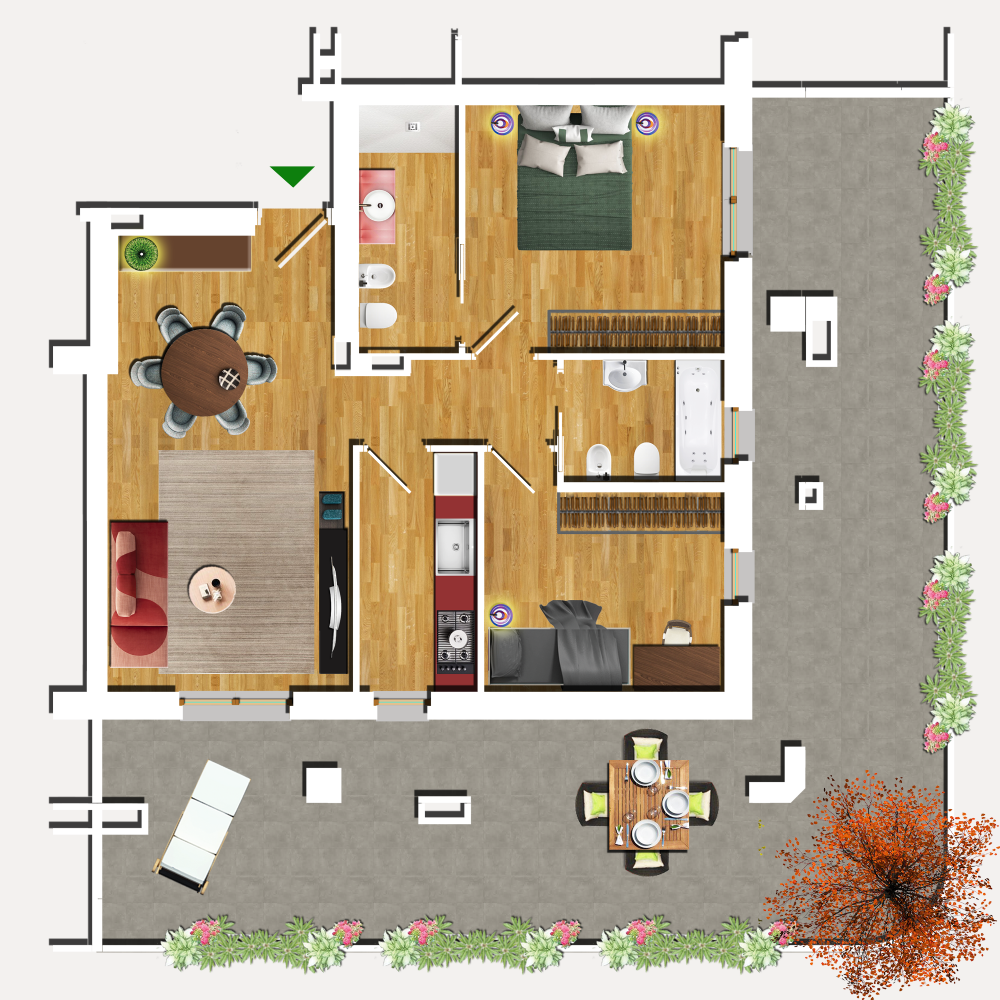 trilocale in vendita a Roma Sud