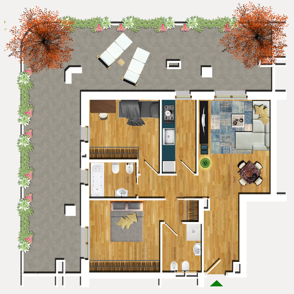 trilocale in vendita a Roma Sud